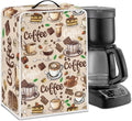 Mumeson Coffee Cup Design Coffee Maker Cover Stain Resistant Washable Covers by Mumeson