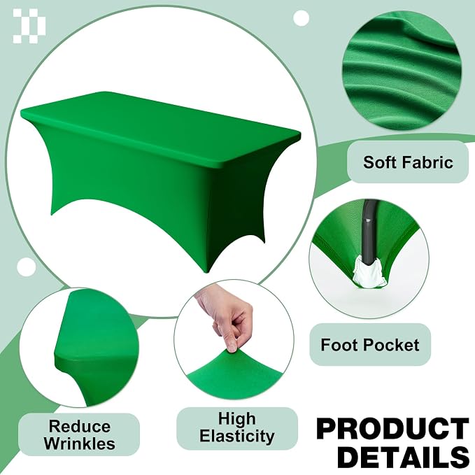 Trlyc 1 Pack 8FT Spandex Table Cloth - Image 3