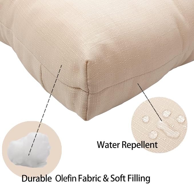 FUNHOME Outdoor Bench Cushion 48 x18 inch - Image 4