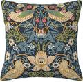 William Morris Vintage Floral Bird Strawberry Thief 20x20 inches Pillow Cover by Unknown