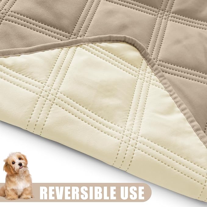 Smiry Waterproof Dog Bed Cover Blanket 82x102, Soft Reversible Pet Blanket - Image 3