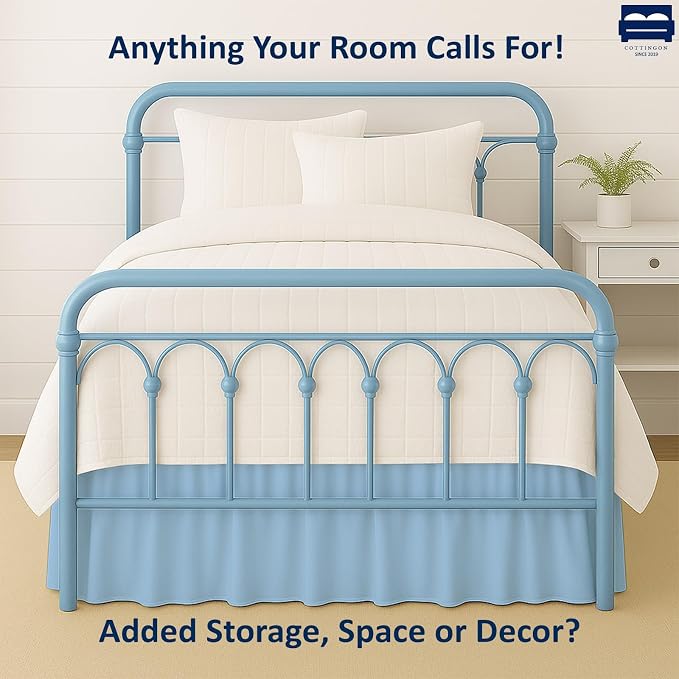 Cottingon Bed Skirt Full 21" Drop - Image 4