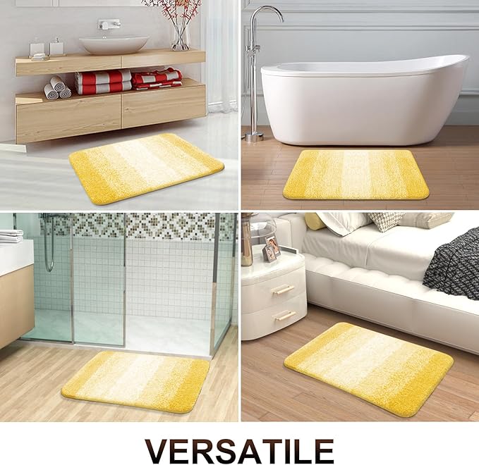 OLANLY Bathroom Runner Rugs 47x24, Extra Soft Absorbent Microfiber Bath Rugs - Image 6