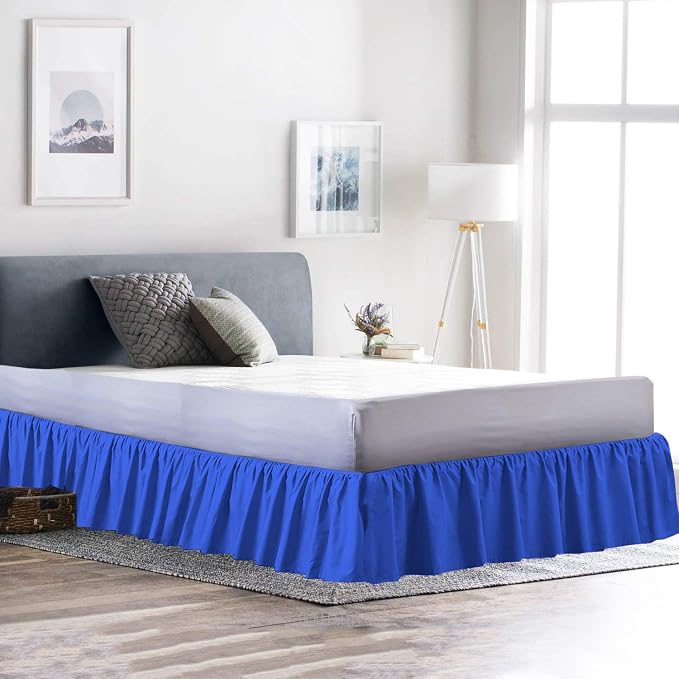 Ruffled Bed Skirt 18 Inch Drop Dust Ruffle - Image 3