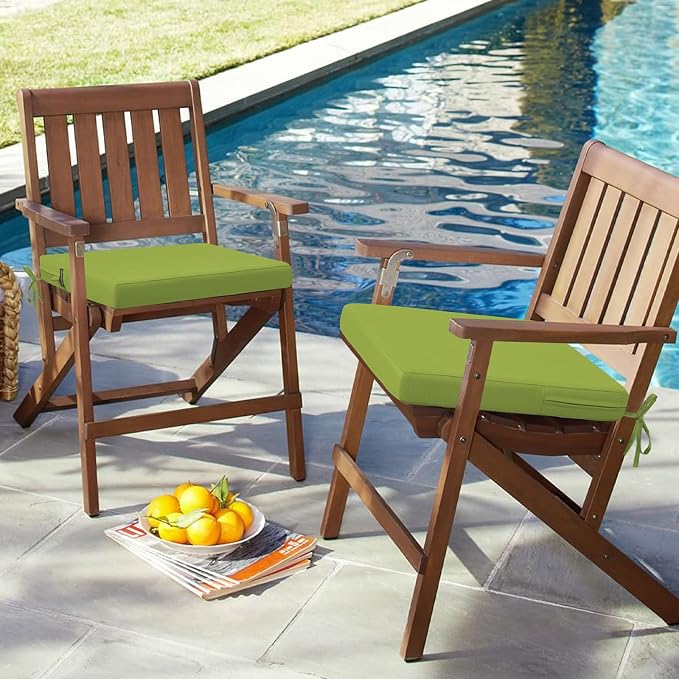 idee-home Outdoor Chair Cushions Set of 4, Dining Chair Pads - Image 5