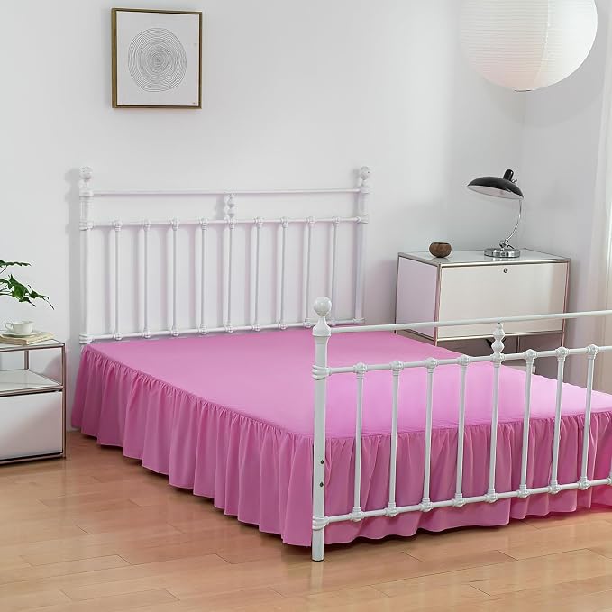 Bed Skirt Twin Size Ruffled Bed Skirt - Image 2