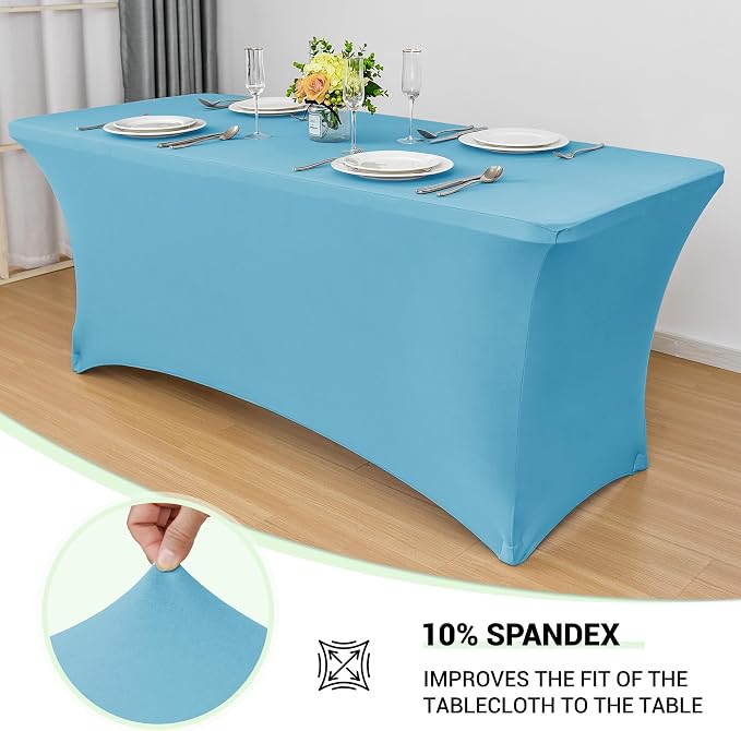 Obstal 8Ft Stretch Spandex Table Cover - Image 2