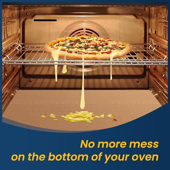 Oven Liners for Bottom of Oven-23.6"x 15.7" Non-Stick Electric Oven Cover for - Image 5