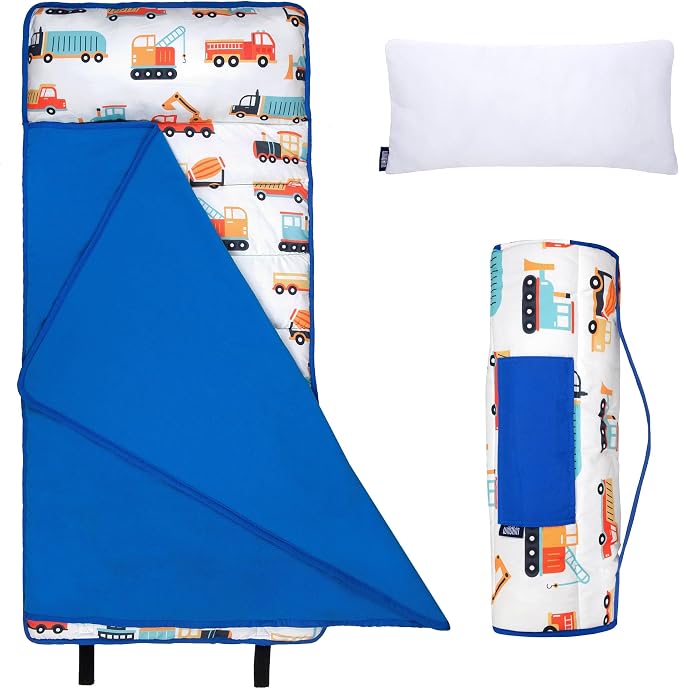 Wildkin 43-inch Kids Nap Mat – Soft Microfiber Toddler Sleeping Mat by Wildkin