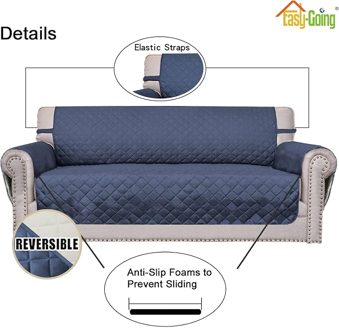 Easy-Going Chair Sofa Slipcover Reversible Sofa Cover Water Resistant Couch - Image 3