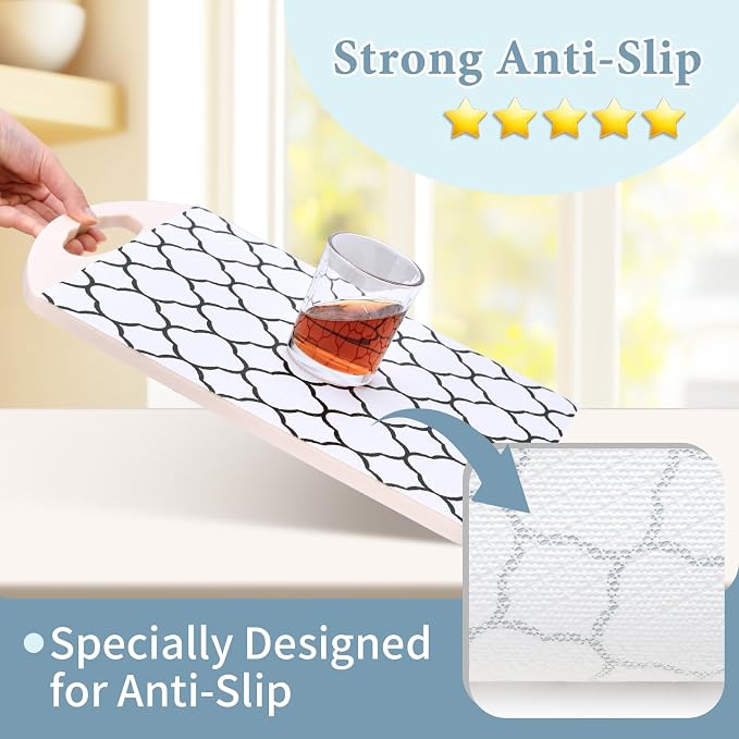 Shelf Drawer Liners for Kitchen Cabinets 11.8 x 236 Inches Non Adhesive Drawer - Image 2
