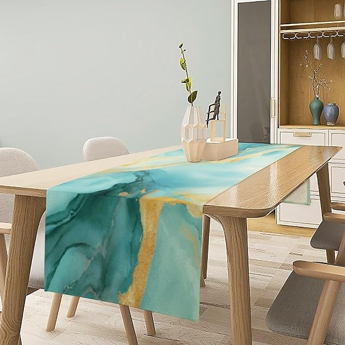 Marble Table Runner, 13x70 Inch - Image 7