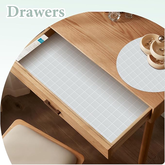 Drawer and Shelf Liner for Kitchen Cabinet: 17 in X 30 Ft Non Slip Waterproof - Image 6