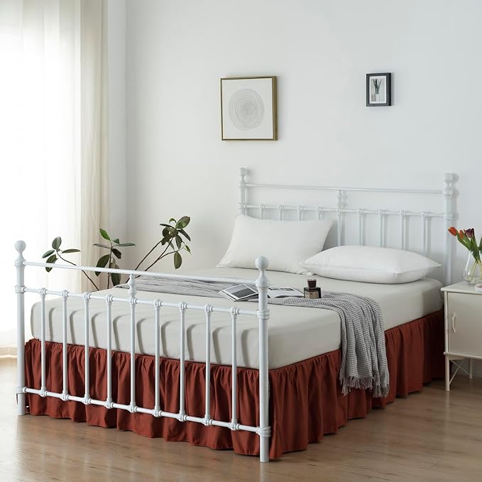 Bed Skirt King Size Ruffled Bed Skirts - Image 6
