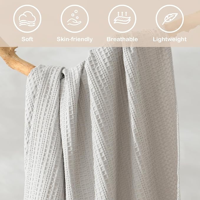 100% Cotton Waffle Blanket - Image 4