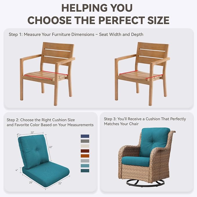 Patio Cushions for Outdoor Furniture - Image 7