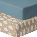 Pack and Play Sheets Fitted, 2 Pack Pack n Play Sheets by GUNTAIL