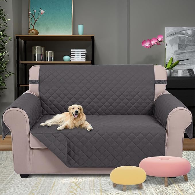 U-NICE HOME Loveseat Sofa Cover Reversible Couch Covers - Image 2
