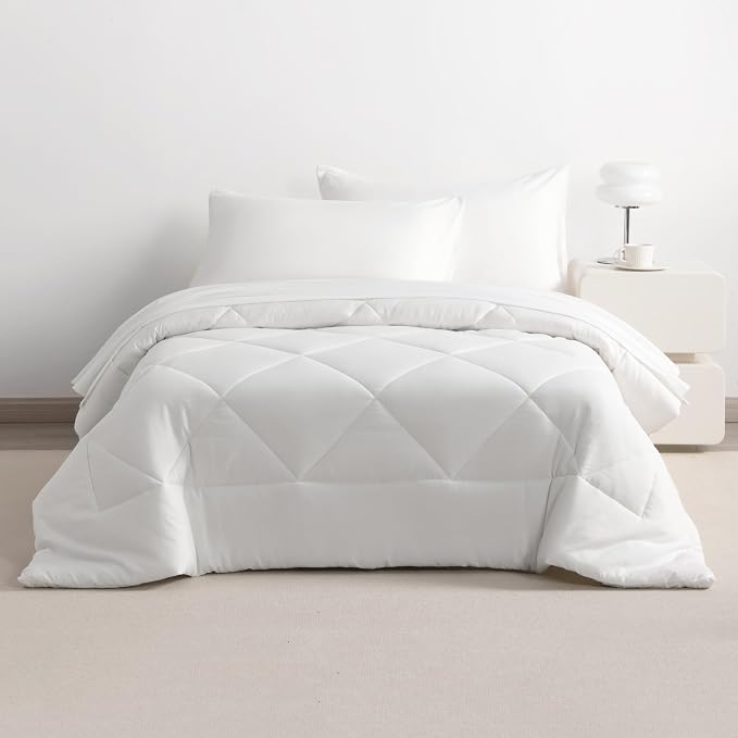 NTBAY Twin Comforter Set with Sheets, 5 Pieces Soft and Breathable Twin Bedding - Image 4