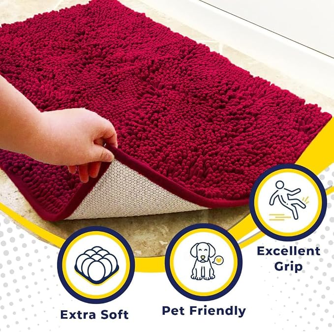 Muddy Mat® Shown on TV – Super Absorbent Microfiber Dog Door Mat - Image 2
