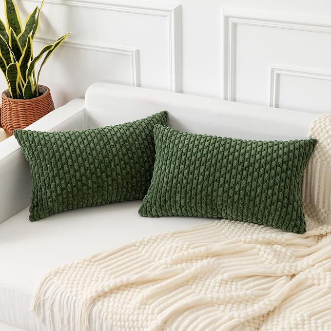 Kevin Textile 12x20 Inch Pillow Cover 1 Pack Boho Decorative Soft Striped - Image 4