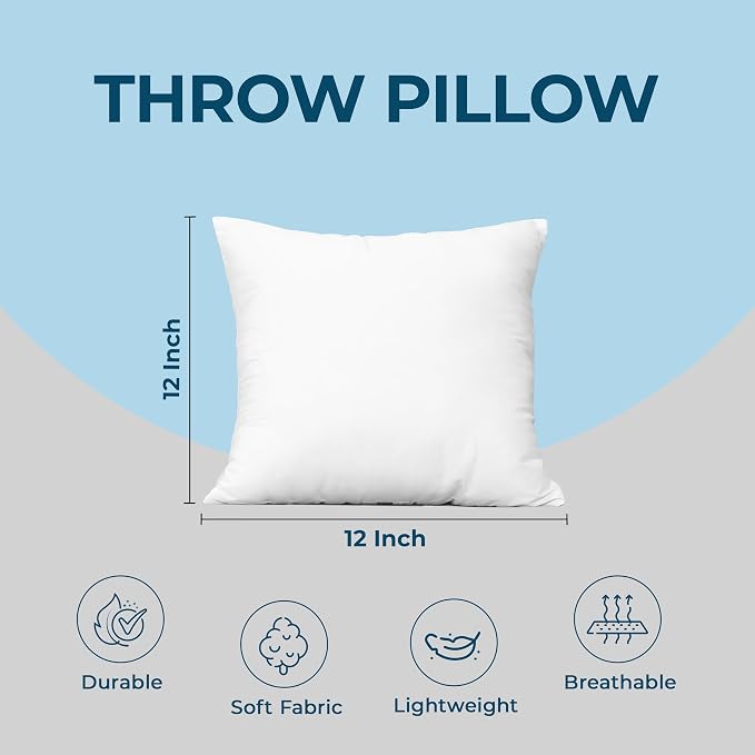 Utopia Bedding Throw Pillows, 12 x 12 Inches Pillows - Image 4