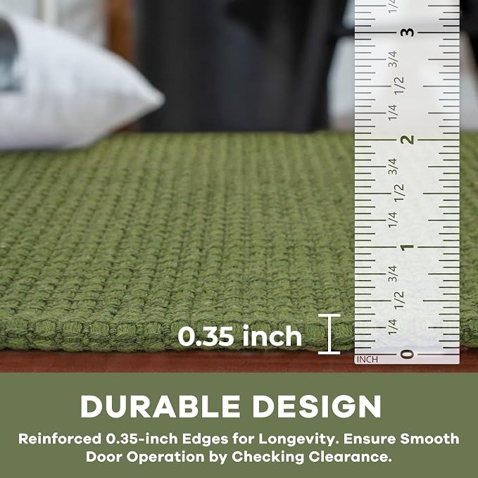 KOZYFLY Washable Area Rug 5x7 ft Rubber Backed Non Slip Rugs - Image 4