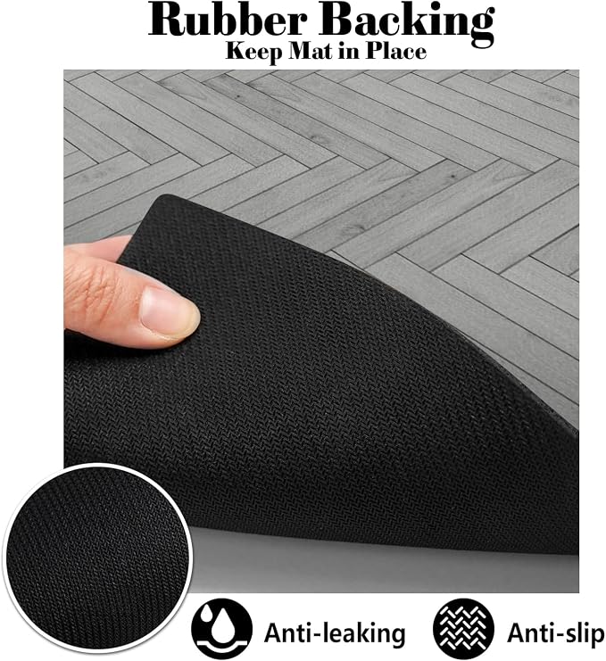 Dog Food Mats for Floors Absorbent, Pet Cat Food Mat - Image 4