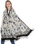 DANA XU 100% Merino Wool Pashmina Shawl by DANAXU