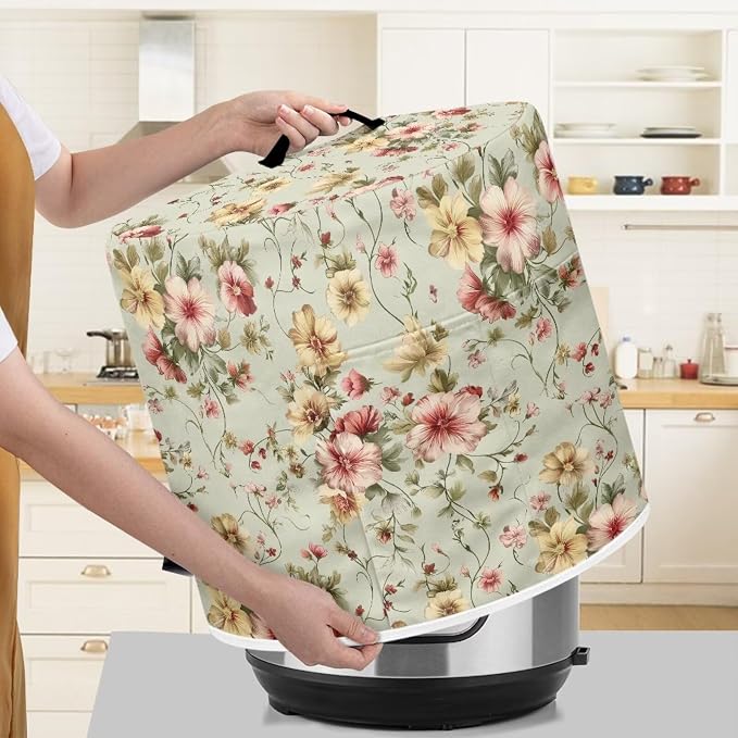 Floral Air Fryer Cover Washable Dust Cover - Image 4