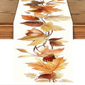 Autumn Leaves Table Runner – 13x72 Inch Fall Table Decor by THISFIND