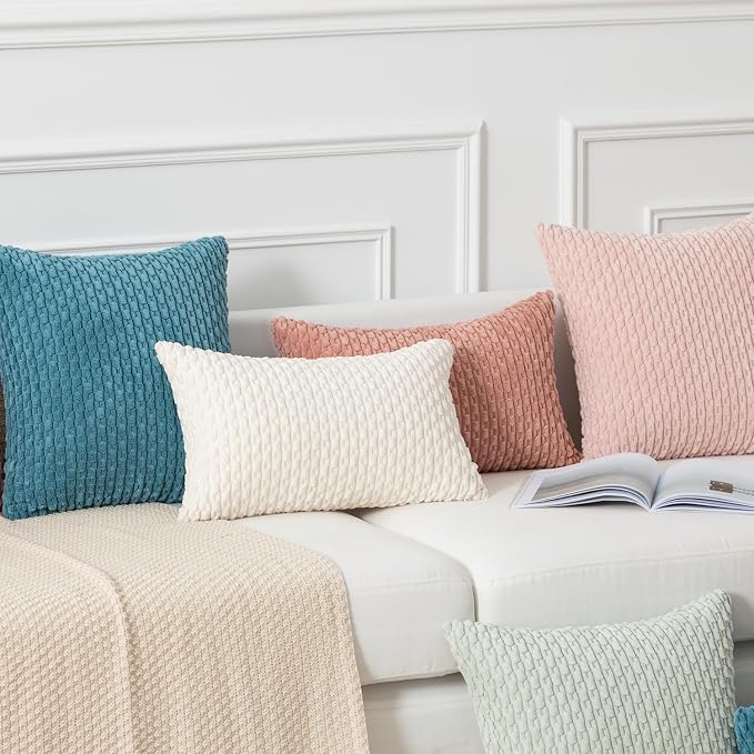 Kevin Textile 14x24 Inch Pillow Cover 1 Pack Boho Decorative Soft Striped - Image 6
