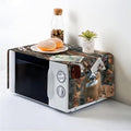 ZFRXIGN Camo Deer Microwave Oven Cover Dust Oil Proof Linen Waterproof Fabric by ZFRXIGN