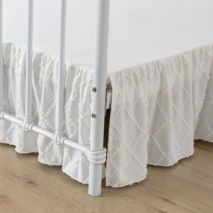 Bed Skirt Queen Size Ruffled Bed Skirt by TSUTOMI