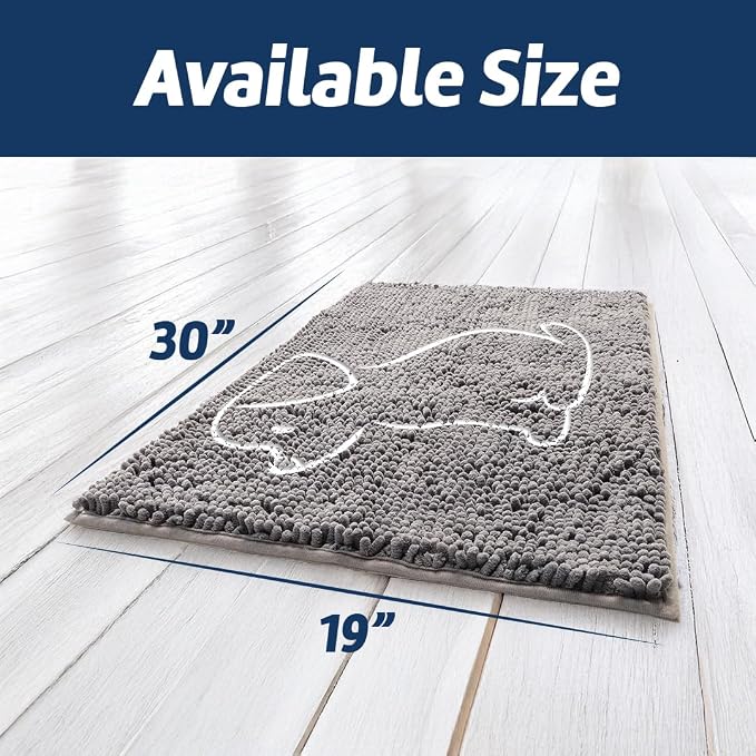 Muddy Mat® Dog Sit Door Embroidery Mat Super Absorbent Microfiber Indoor - Image 2