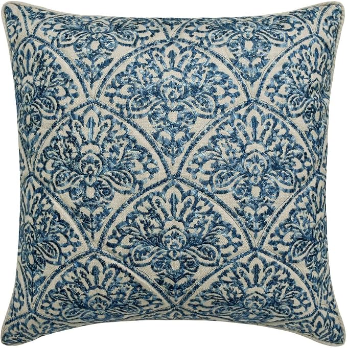 The HomeCentric King/Queen/Twin Blue Designer Queen 74"x18" Bed Runner - Image 5