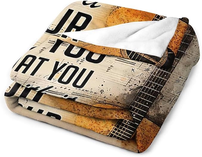 Guitar Music Blanket Gifts for Girls Women Men - Image 8