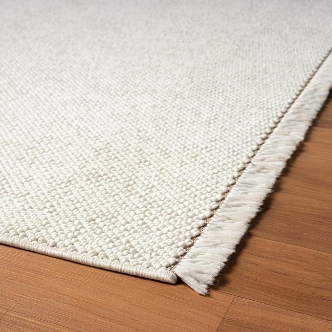 LUXE WEAVERS Stella Collection 246 Cream 8x10 Modern Abstract Area Rug - Image 5