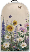 Talayituse Sunflower Daisy Lavender Butterfly Print Blender Dust Cover by Unknown