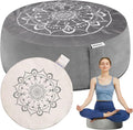 Hihealer Meditation Cushion, Traditional Tibetan Meditation Pillow Velvet Cover by HIhealer