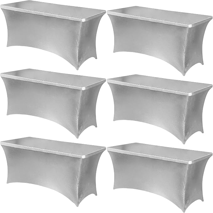 Obstal 6 Pack Stretch Spandex Table Covers by Obstal