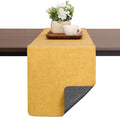 Table Runners 94 Inches Long, Dual-Sided Faux Leather Farmhouse Table Runner by Chitomars