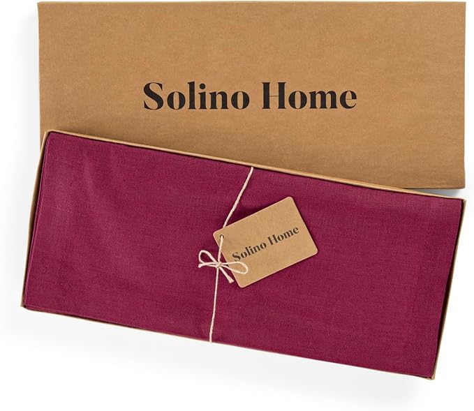 Solino Home Linen Table Runner 108 Inches Long - Image 5
