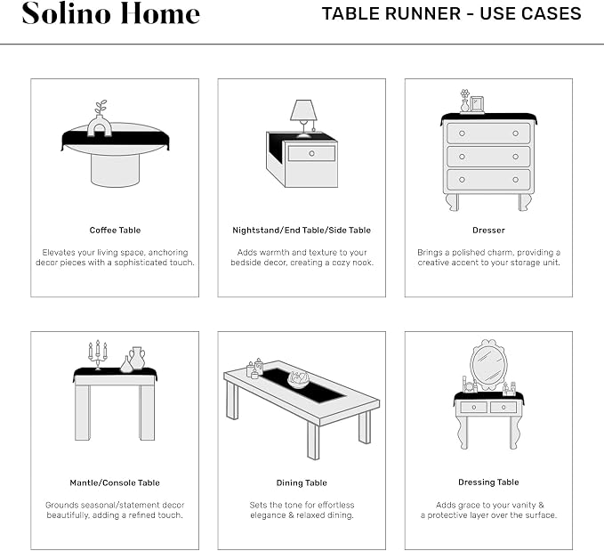 Solino Home Linen Table Runner 36 Inches - Image 6