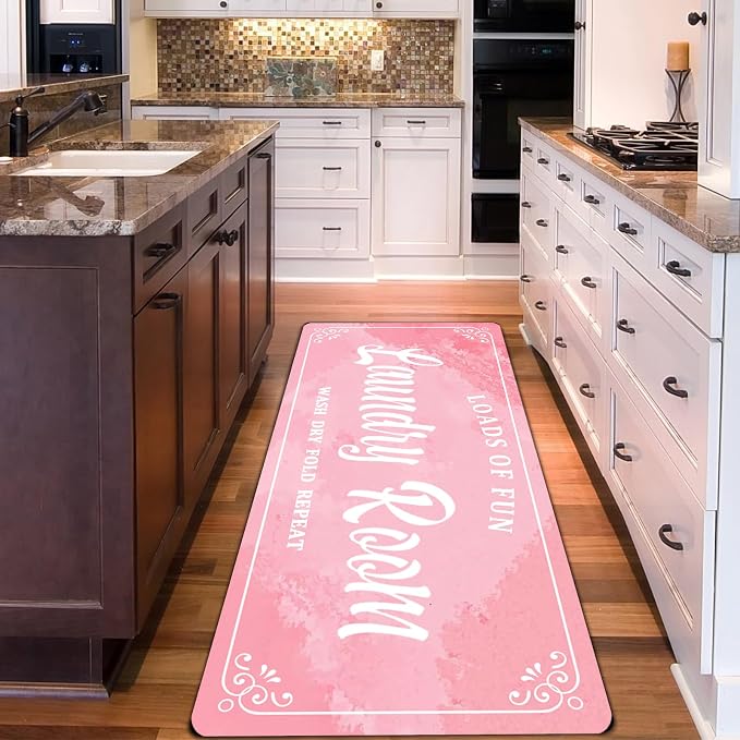 Laundry Room Rug Non Slip Floor mats Farmhouse Large Laundry Rugs - Image 3