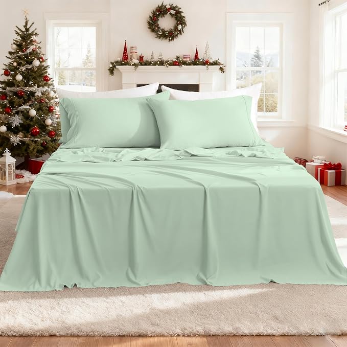 Holtel Luxury Twin Size Sheet Set by COZYSMILE