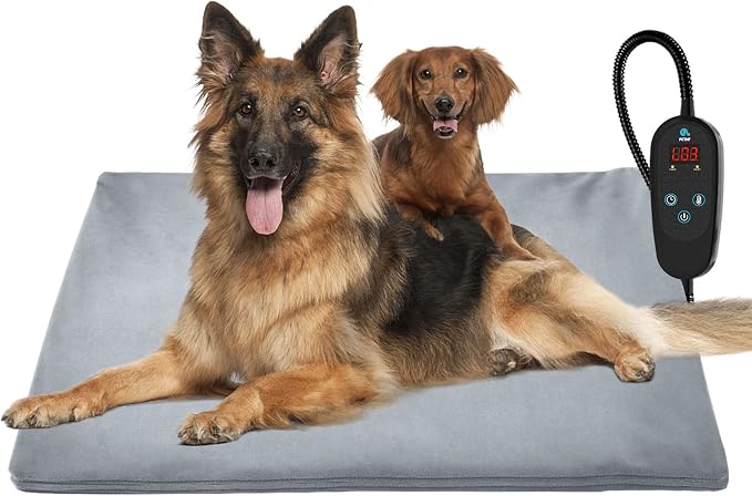 PETNF Pet Heating Pad Temperature Adjustment Anti-bite Puppy Heating by PETNF