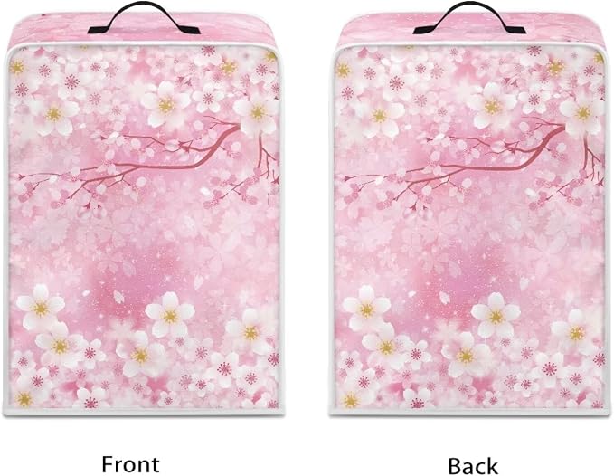 Mumeson Cherry Blossom Coffee Maker Cover, Universal Waterproof and Dustproof - Image 2
