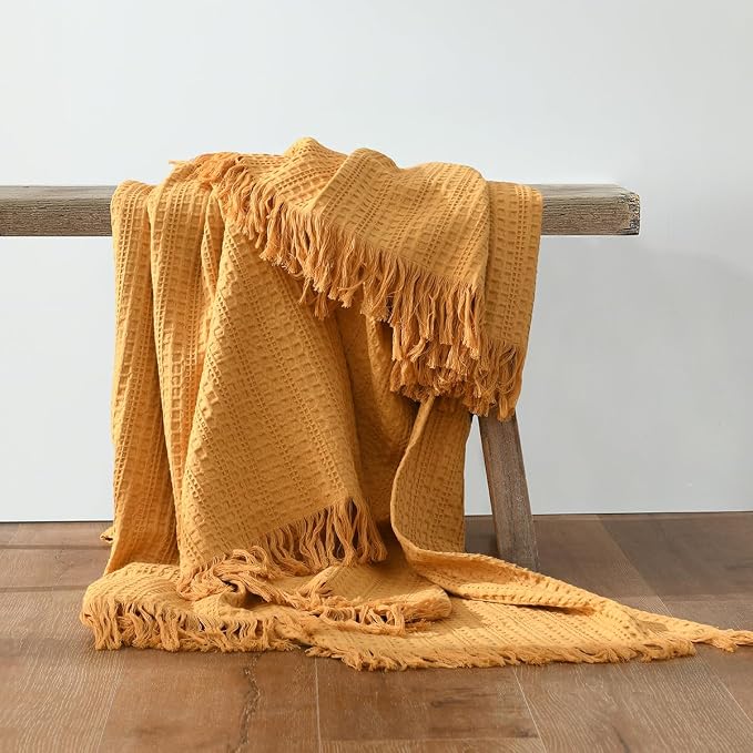 100% Cotton Waffle Blanket - Image 7