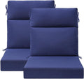 Outdoor High Back Chair Cushion Seat Pads, 44 x 21 Inch Water-Repellent & by Unimatta